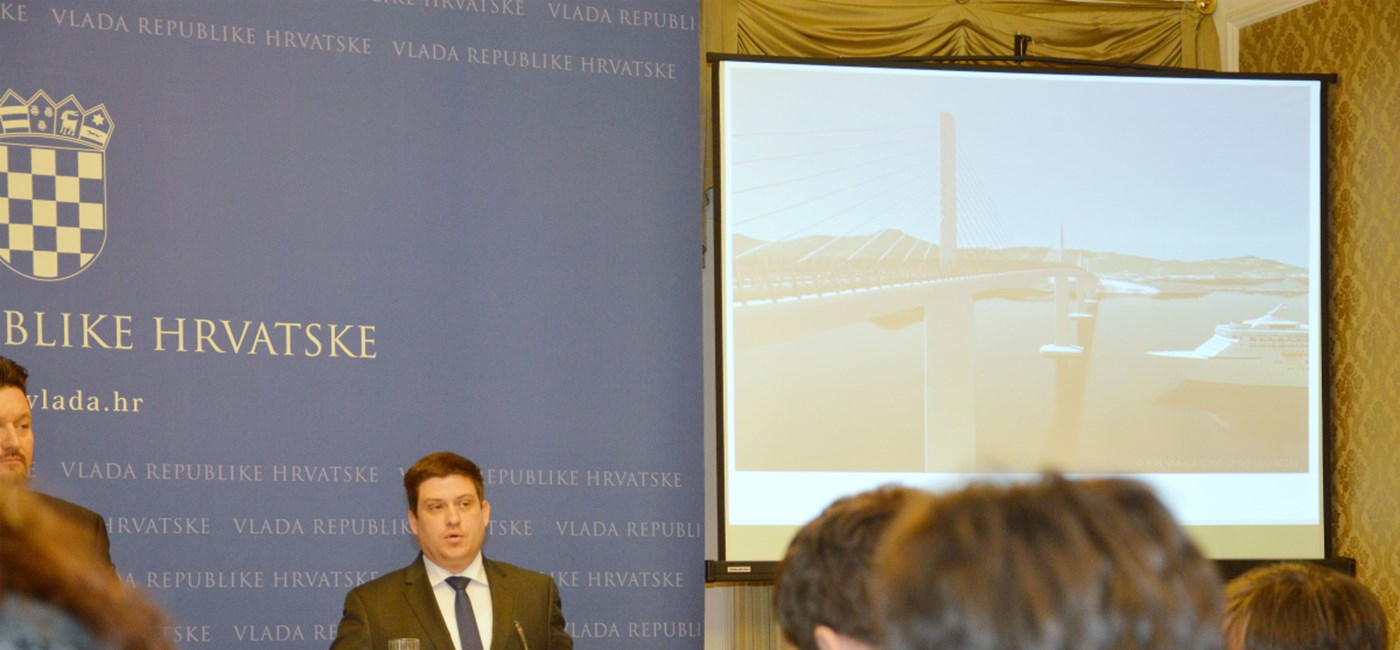 Ministar Butković: Pelješki most jedan je od najvažnijih infrastrukturnih projekata u Hrvatskoj